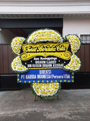 Papan Bunga Duka di Muarareja